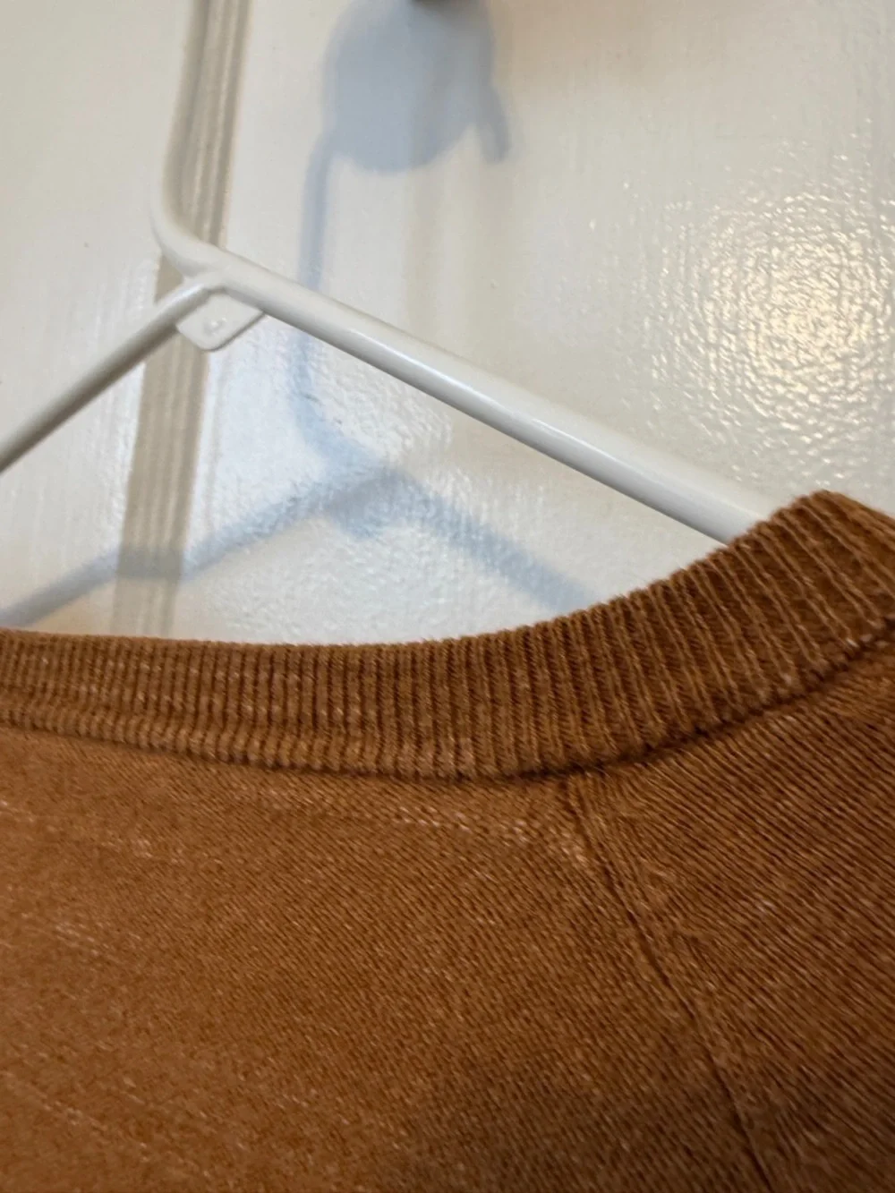 J. Crew Crewneck Sweater in Burnt Orange